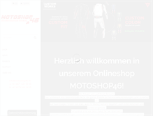 Tablet Screenshot of motoshop46.ch